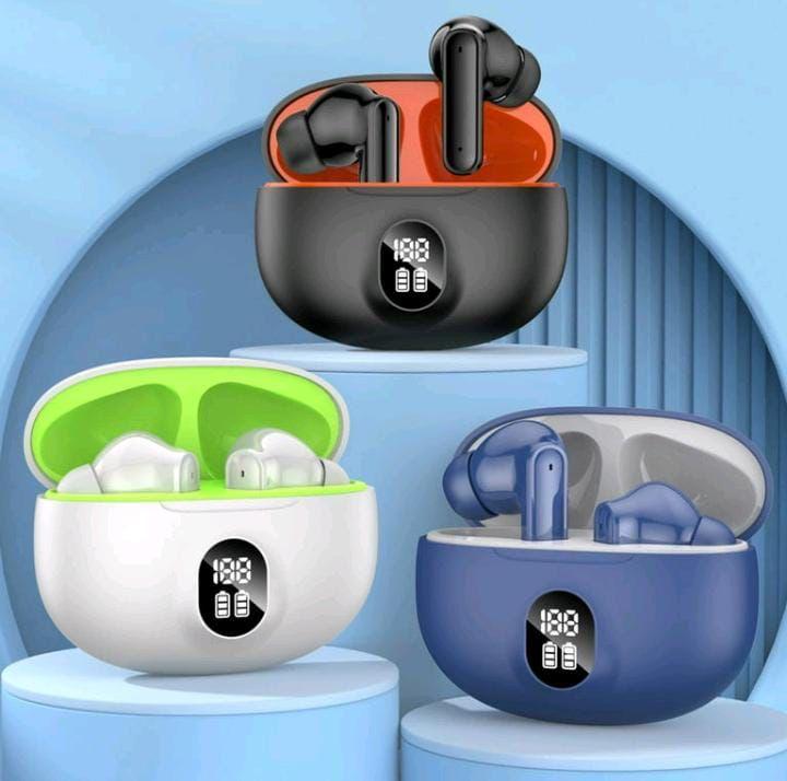 AirPods Pro TWS Wireless Earbuds - Bluetooth 5.0, Superior Sound Bass, Dual Earphones with Charging Case, Hands-Free Calling, and Extra Earbuds (Compatible with All Bluetooth Devices, iOS & Android)