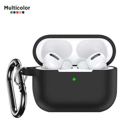High Quality AirPods Case With Clip Airbuds Airdots Soft Silicon Cover For Airpod Pro & Airpod Pro 2 - (Only Case) (Mix Random Color)