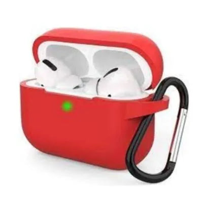 High Quality AirPods Case With Clip Airbuds Airdots Soft Silicon Cover For Airpod Pro & Airpod Pro 2 - (Only Case) (Mix Random Color)