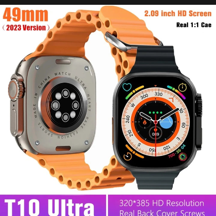 T10 Ultra Smartwatch 2.09inch HD Big Screen Magnetic Wireless Charging Wacth 8 49mm Smart Watch Bluetooth Call Sleep Monitor Men Women Watch...