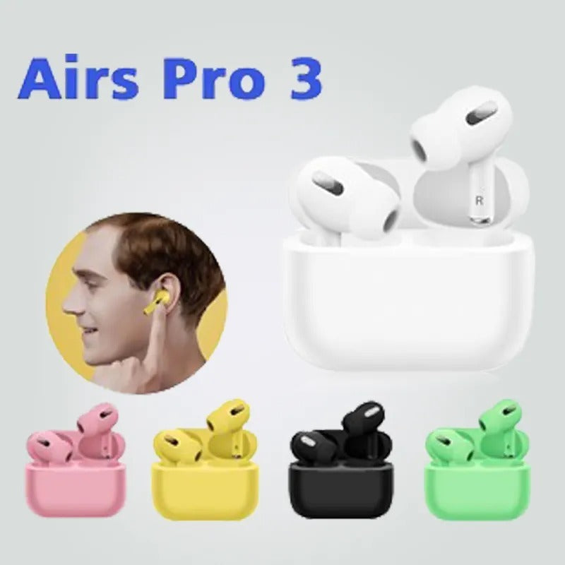 M10 and i12 TWS Wireless Bluetooth Earbuds V5.0 with Touch Sensor and Built-in Mic, True Stereo, 10m Transmission, Charging Case, Sports Headset for All Bluetooth Devices - Black